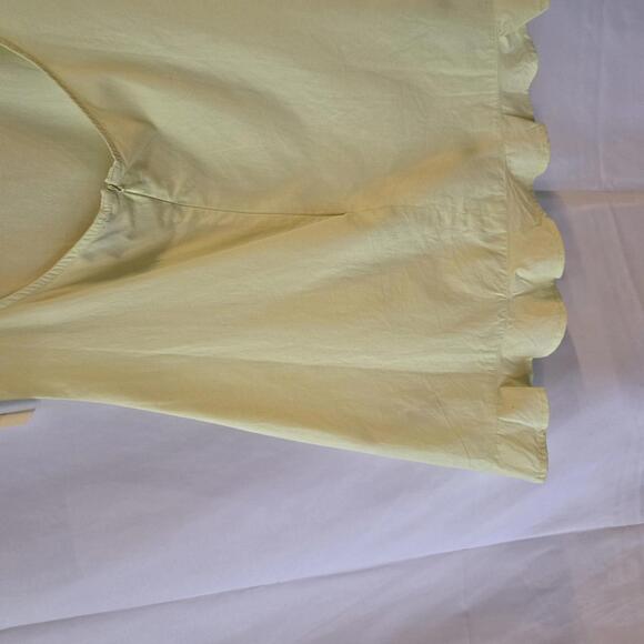 Nasty Gal Ruffle Hem Open Back Cotton Minidress - Size 4 - Picture 5 of 8